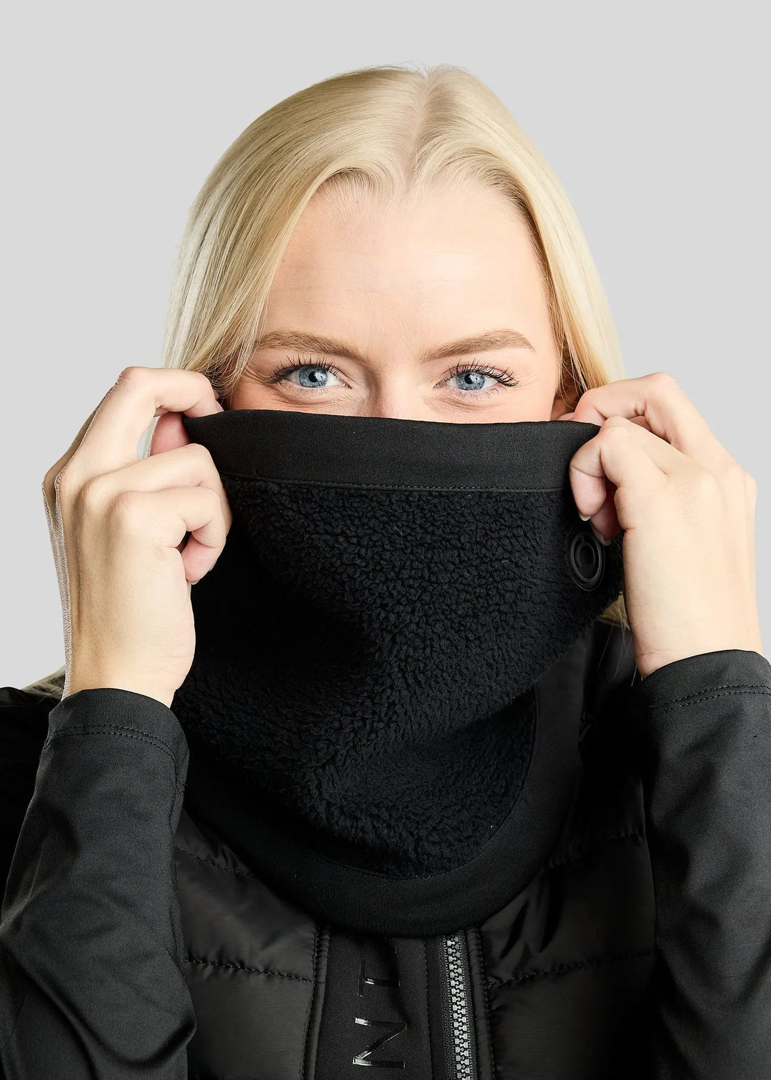 Montar MoEbba Teddy Fleece Collar - Black