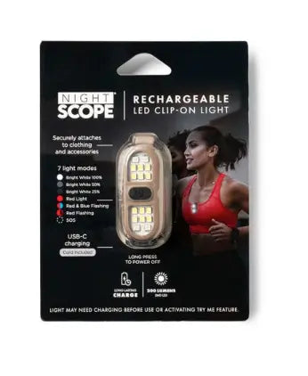 Night Scope®️ Rechargeable Clip On LED Light Night Scope