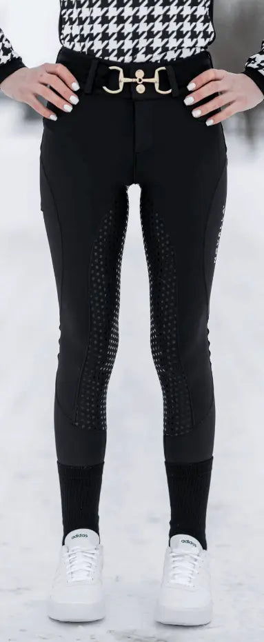 Novella Always Fits Silicone Full Seat Breeches#color_black