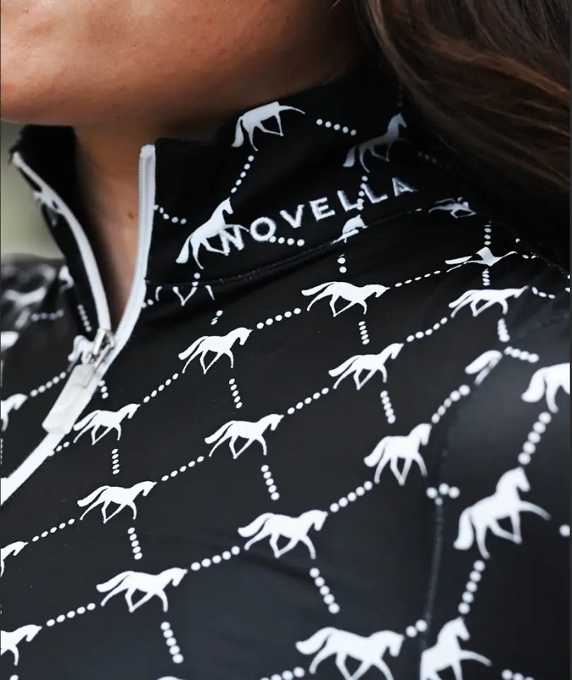 Novella Logo Sport Zip Long Sleeve Novella