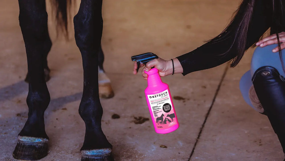 One Touch Xtra All Natural Fly Spray (flies, ticks, mosquitos, gnats and more) Kindred Co.