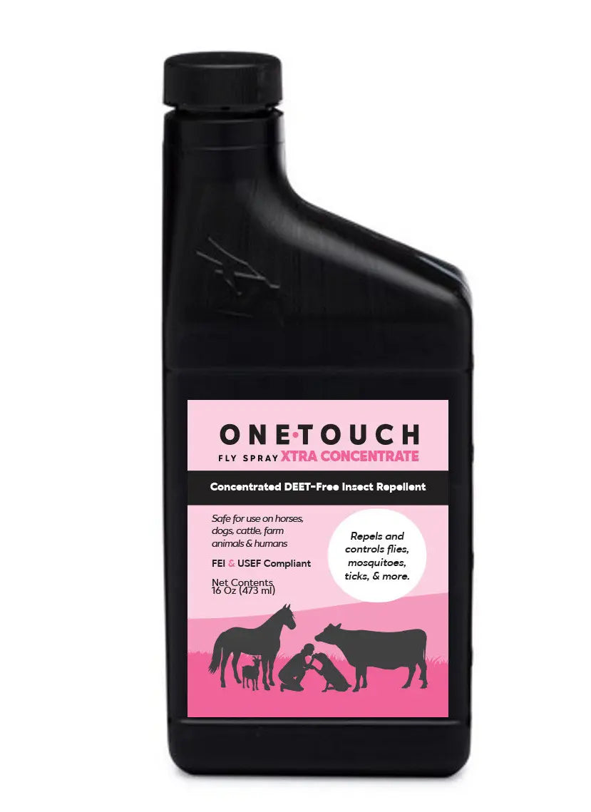 One Touch Xtra All Natural Fly Spray (flies, ticks, mosquitos, gnats and more) Kindred Co.