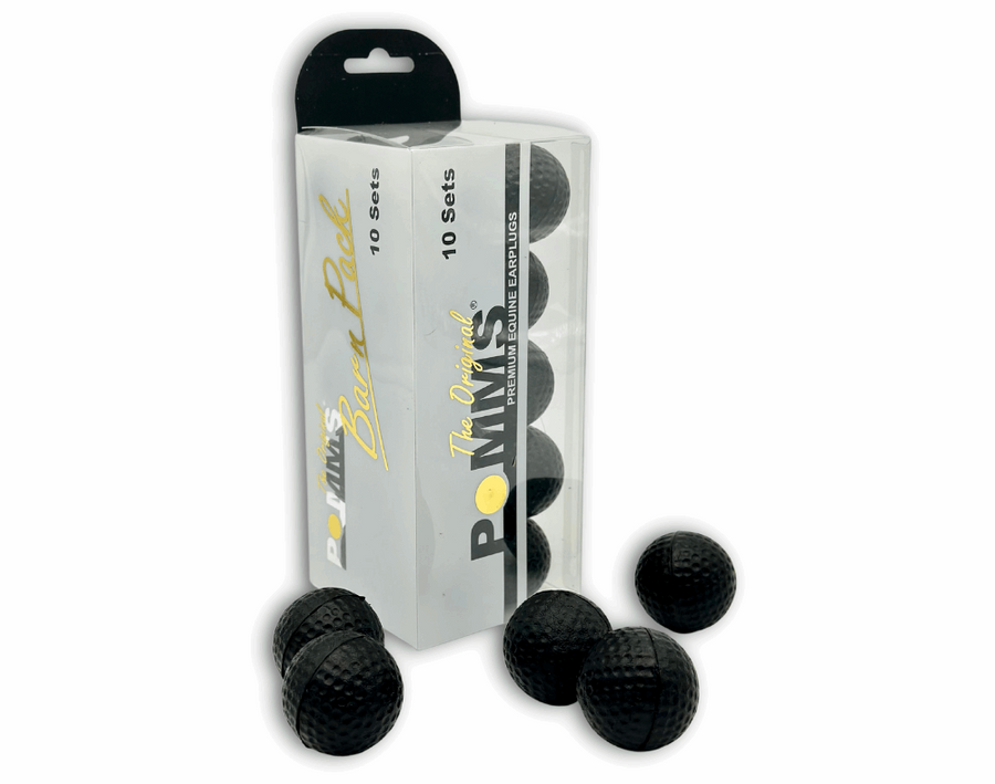 BARN PACK (10 pairs) The Original POMMS Equine Ear Plugs