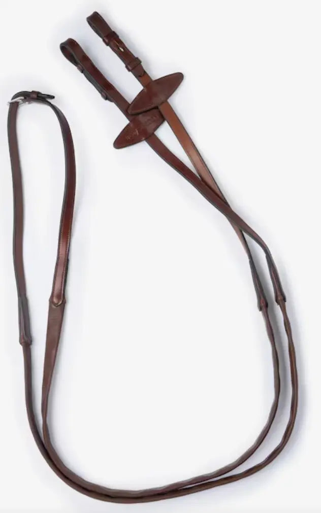 PS of Sweden Barcelona Rubber Thumb Grip Reins 5/8" PS of Sweden