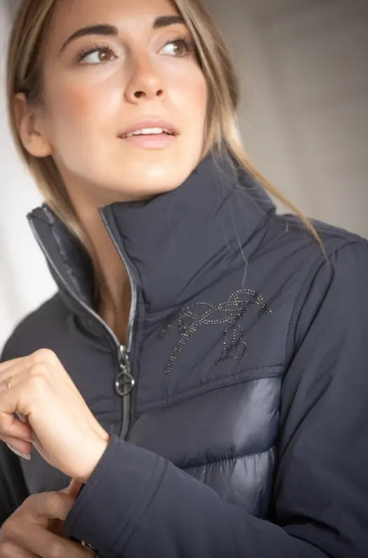 Pénélope Edelweiss Quilted Jacket - Navy Penelope