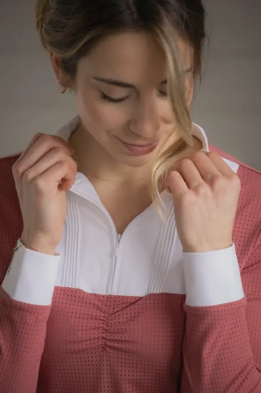 Penelope Florence Show Shirt#color_terracotta