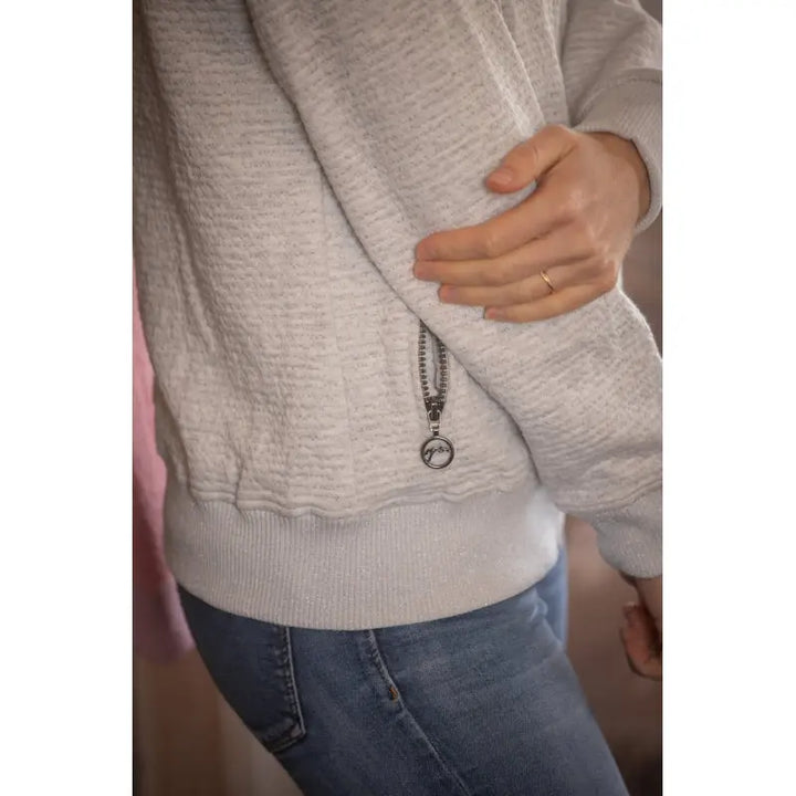 Penelope PL-Meiwen Hoodie - Light Grey