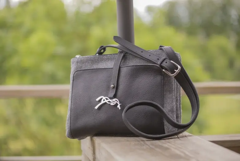 Pénélope Pablito Large Chevron & Leather Penelope