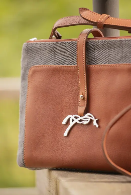 Pénélope Pablito Large Chevron & Leather Penelope