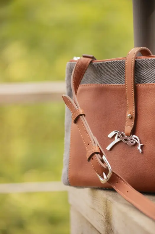 Pénélope Pablito Large Chevron & Leather Penelope