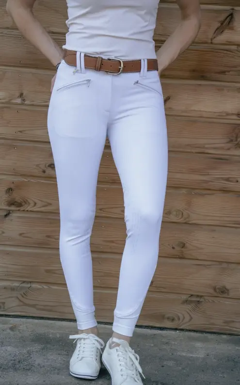 Pénélope Rocky Knee Grip Breeches Penelope#color_white