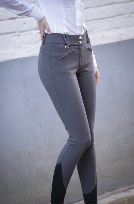 Pénélope Rocky Knee Grip Breeches Penelope#color_dark-grey