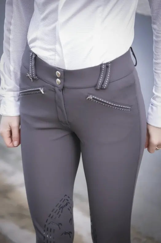 Pénélope Rocky Knee Grip Breeches Penelope#color_dark-grey