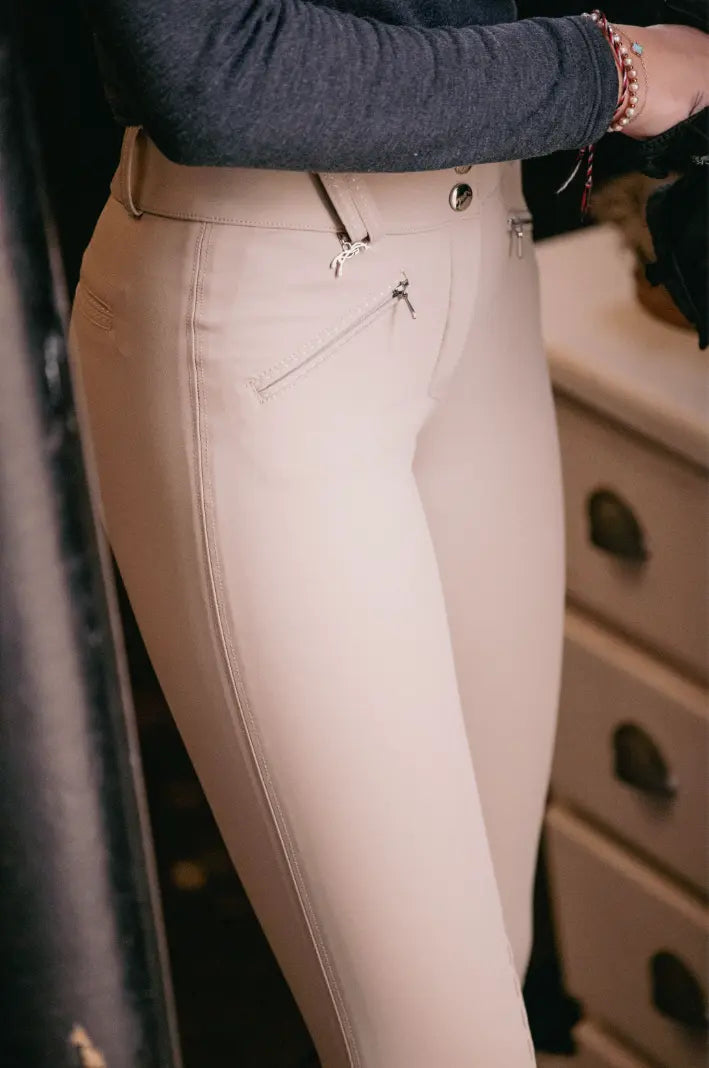 Pénélope Rocky Tan Knee Patch Breeches Penelope