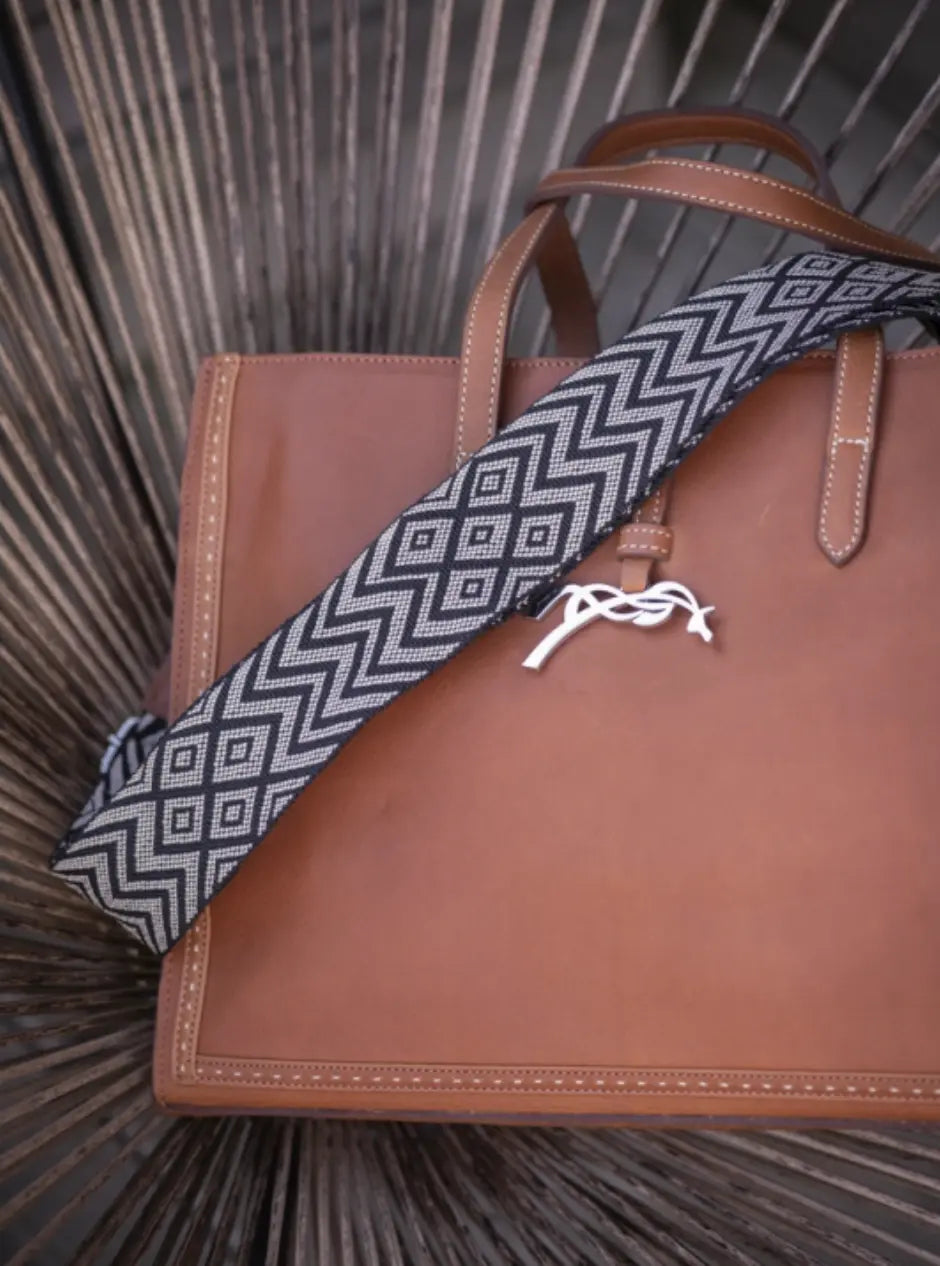 Pénélope Romane Zip Top Bag - Cognac Penelope