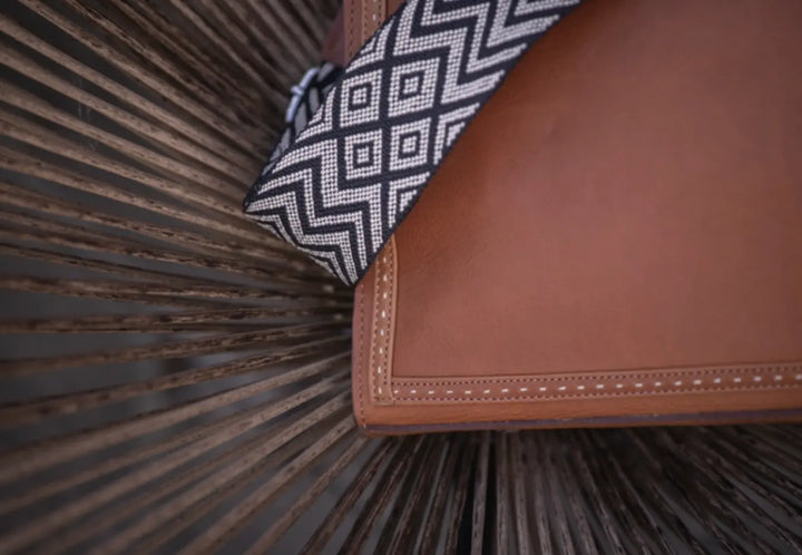 Pénélope Romane Zip Top Bag - Cognac Penelope