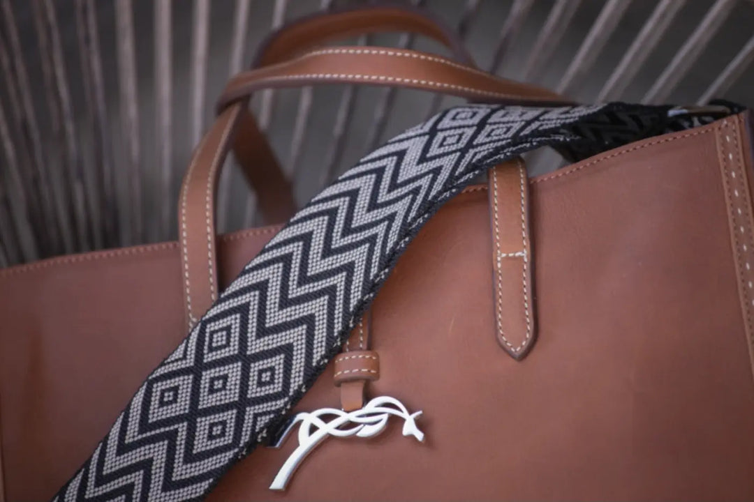 Pénélope Romane Zip Top Bag - Cognac Penelope