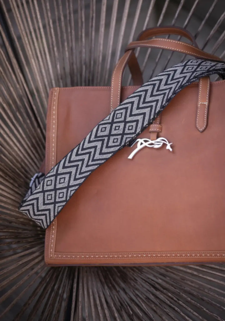 Pénélope Romane Zip Top Bag - Cognac Penelope