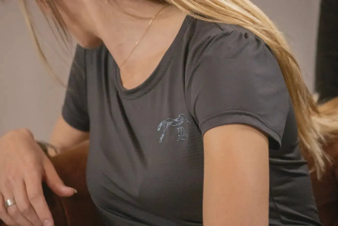 Pénélope Techty Short Sleeve Perforated Tee Penelope