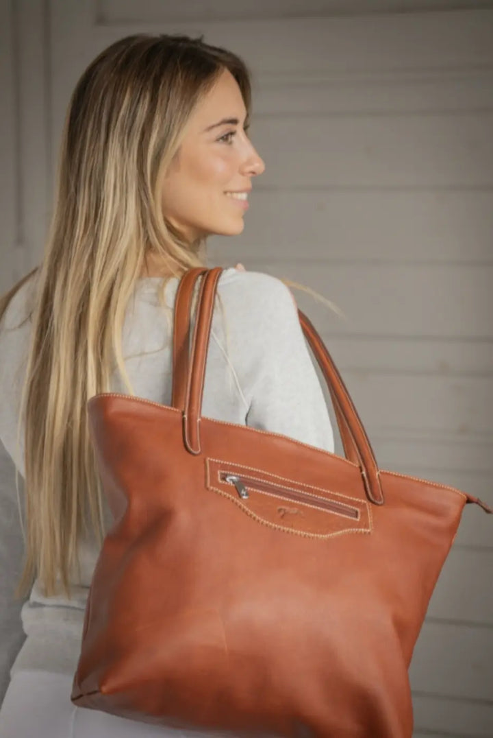 Pénélope Toti Leather Tote Bag Penelope