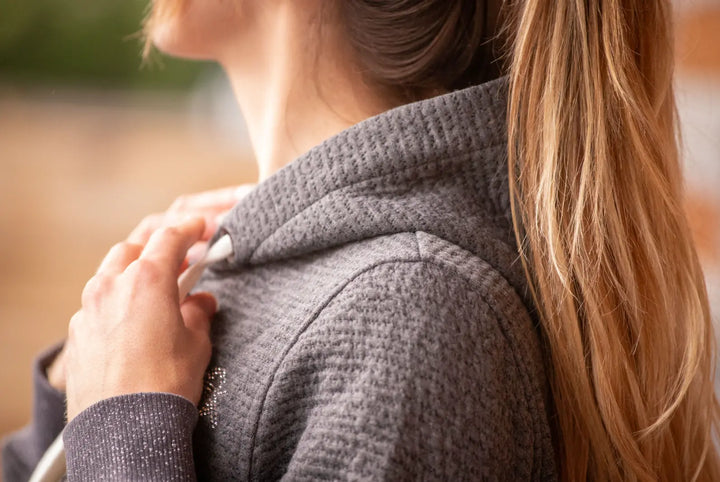 Pénélope Tressy Flock Zip Hooded Jacket Penelope