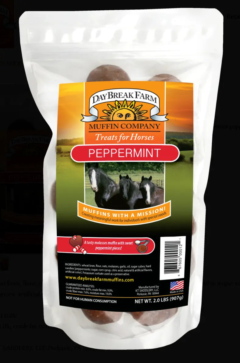 Peppermint Muffin Horse Treats Daybreak Farms