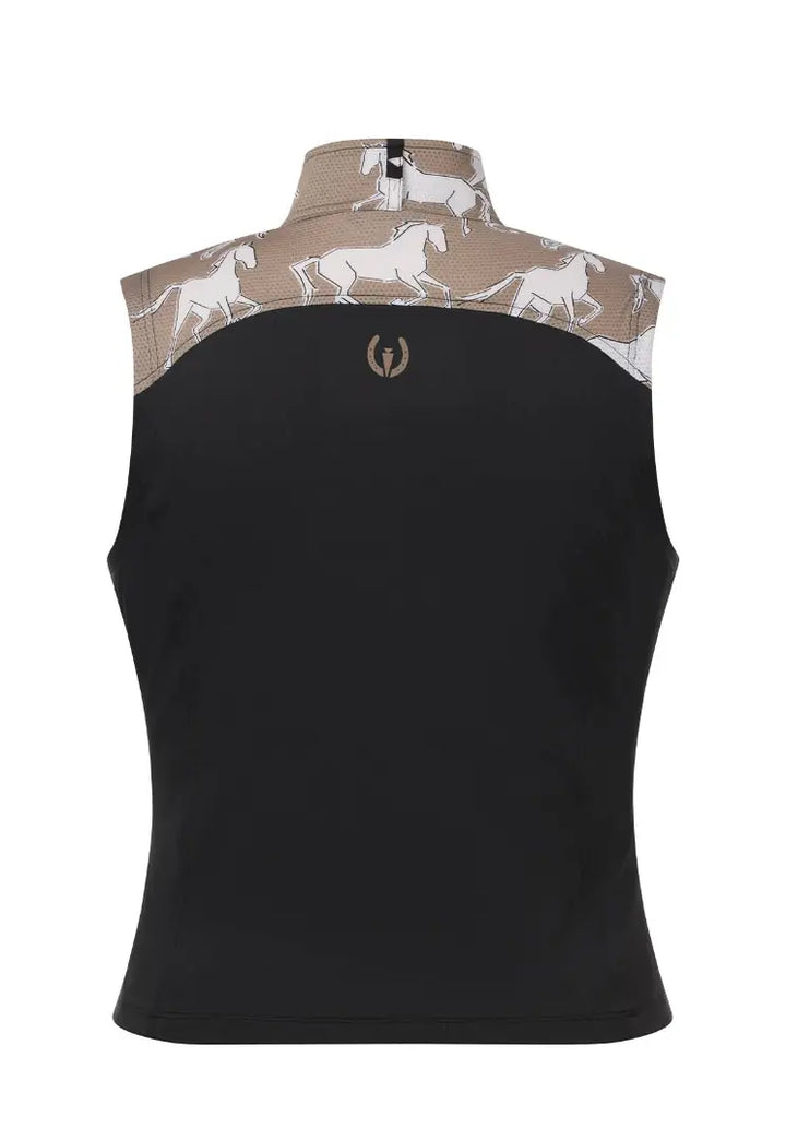 Print Mix Sleeveless Top - Equine Studies Kerrits
