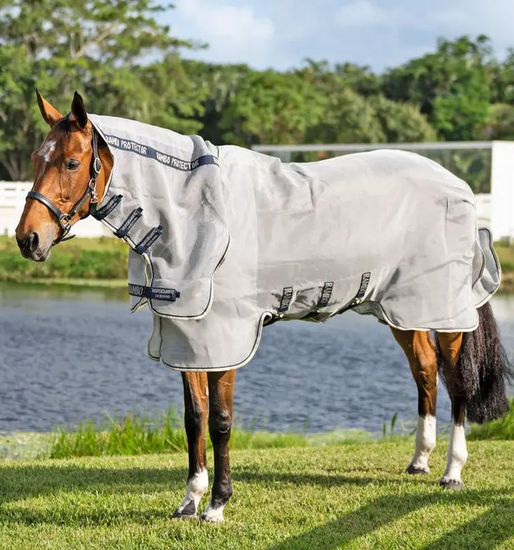 Rambo Protector Integrated Fly Sheet - Attached Hood Horseware