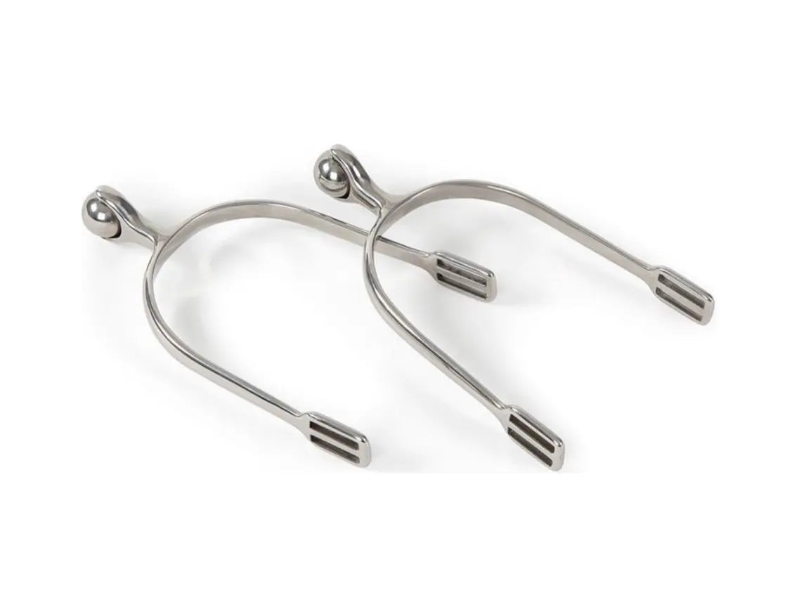 Roller Ball Stainless Steel Spurs Shires Equestrian