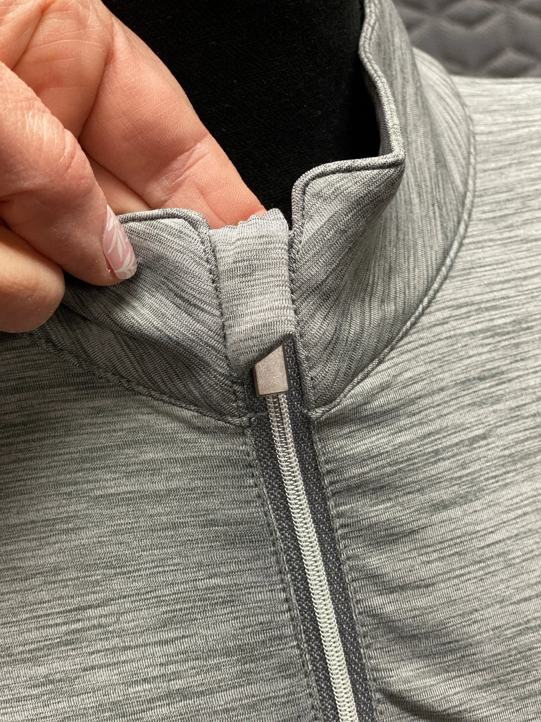 Rosewood Melange Midweight 1/4 Zip HKM