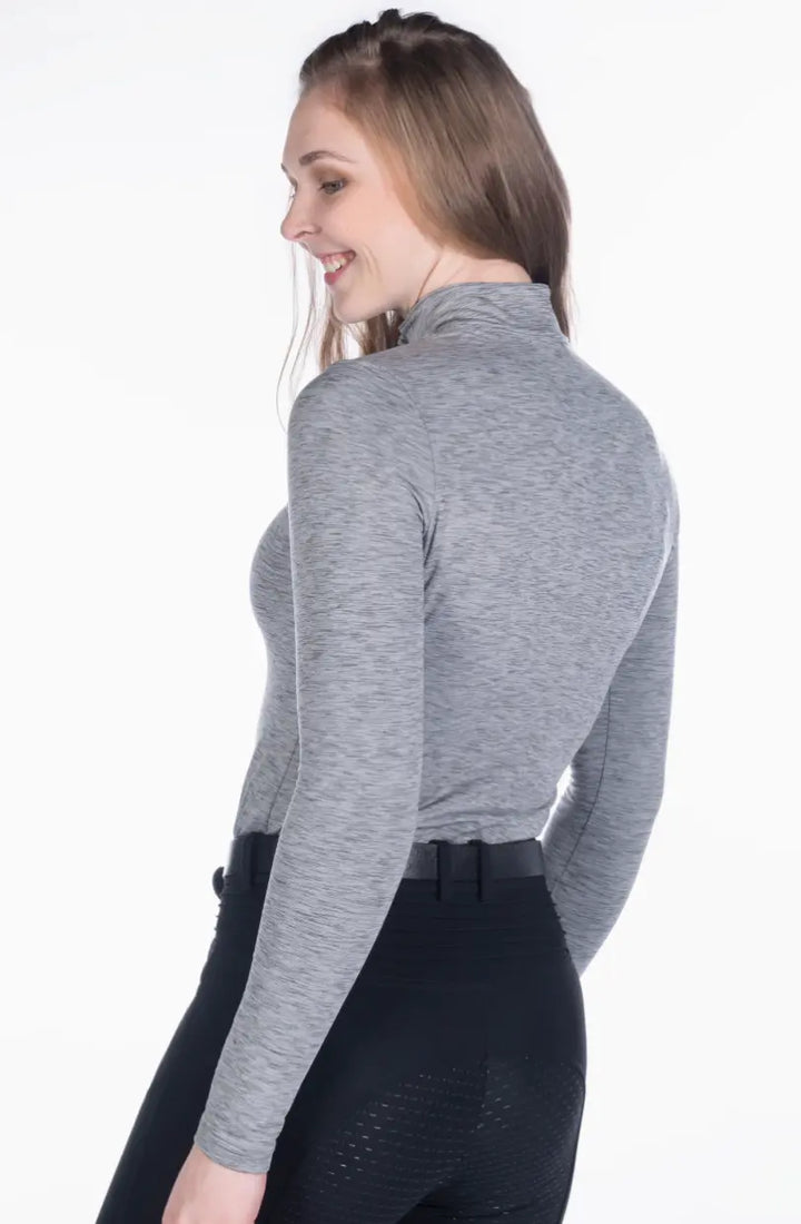 Rosewood Melange Midweight 1/4 Zip HKM