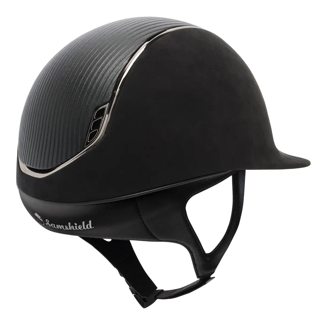 Samshield  2.0 Premium Helmet - Leather, Black Chrome Samshield