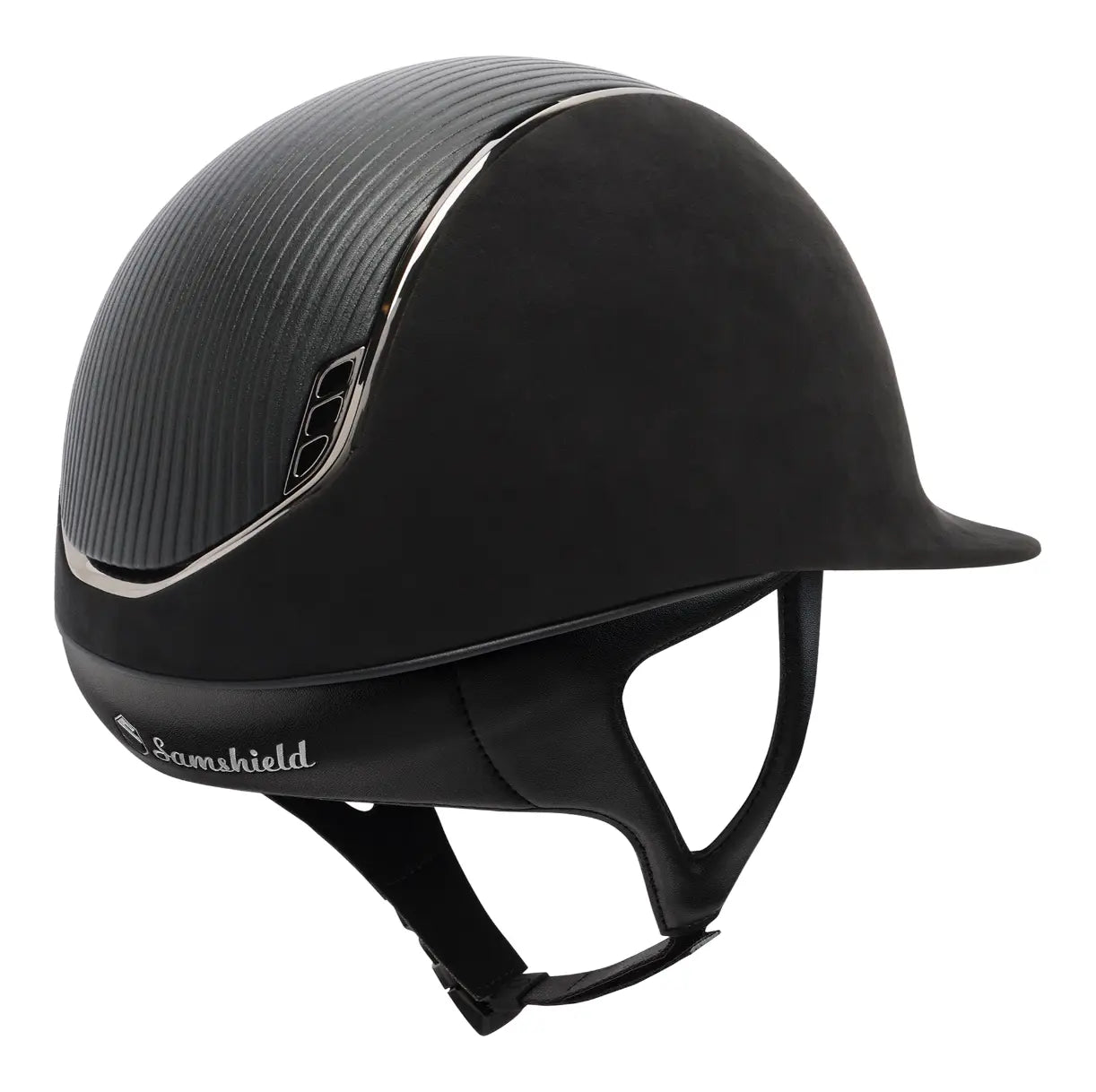 Samshield  2.0 Premium Helmet - Leather, Black Chrome Samshield