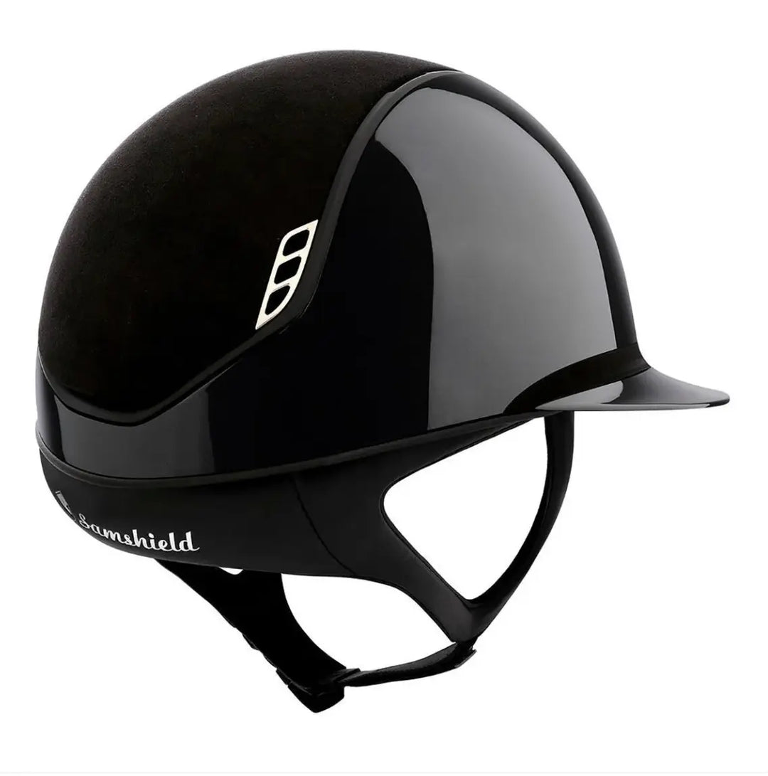 Samshield Miss Shield Shadow Glossy 2.0 Alcantra Front and Band Helmet Samshield