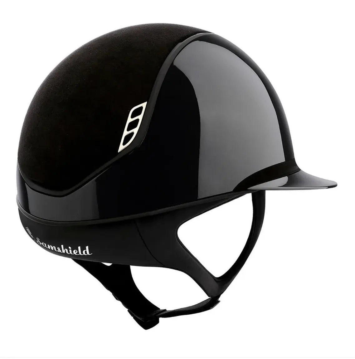 Samshield Miss Shield Shadow Glossy 2.0 Alcantra Front and Band Helmet Samshield