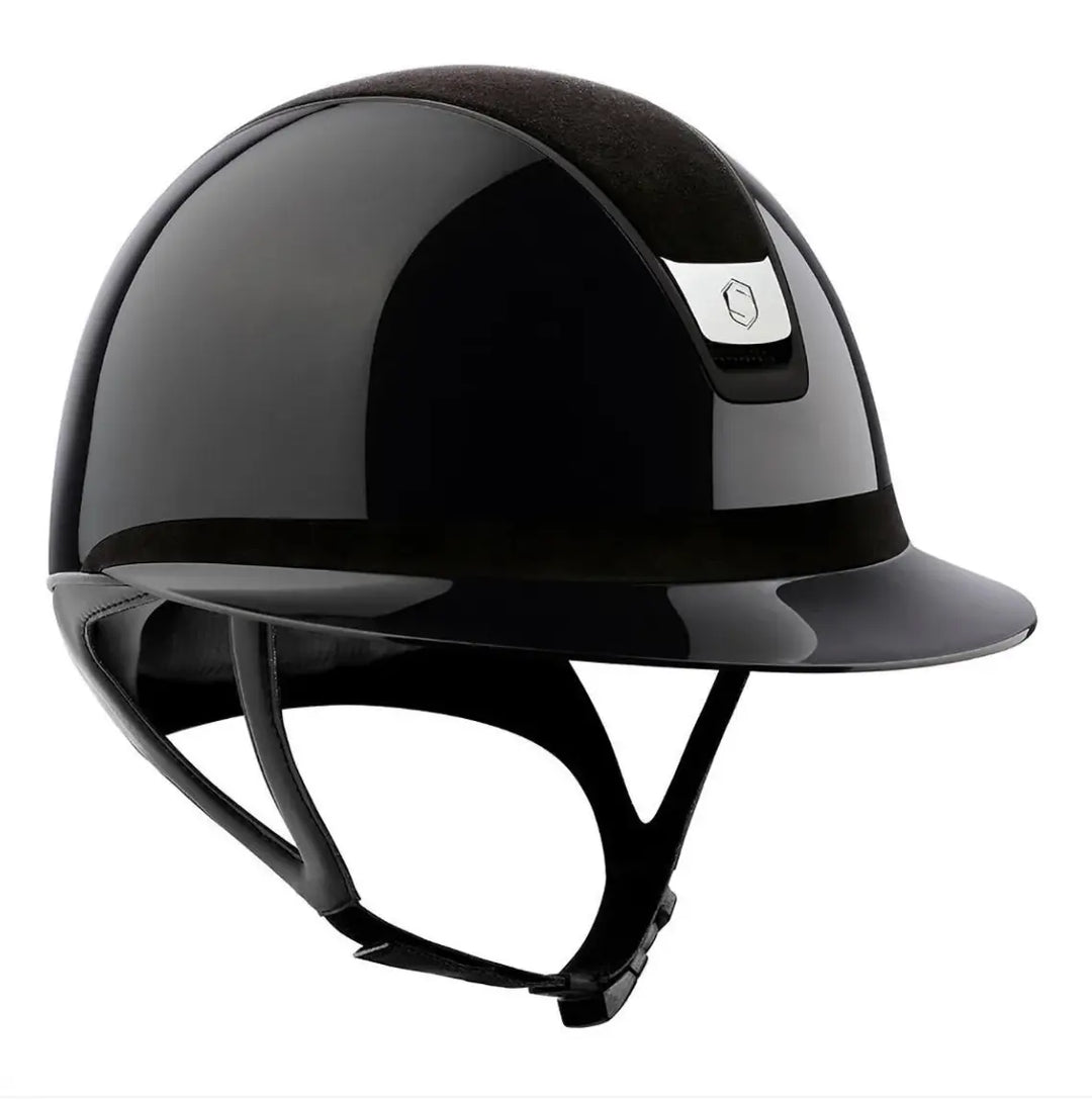 Samshield Miss Shield Shadow Glossy 2.0 Alcantra Front and Band Helmet Samshield