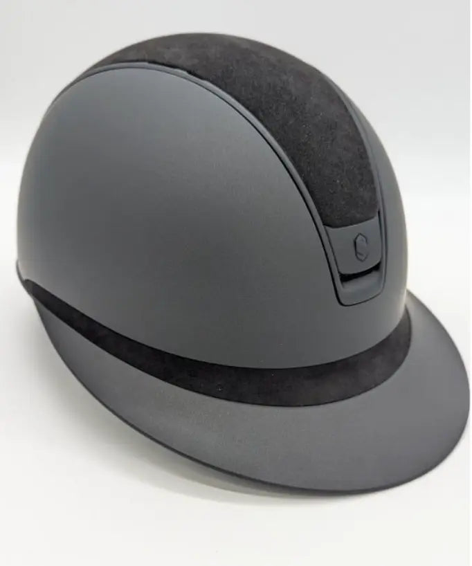 Samshield Miss Shield Shadowmatt 2.0 Alcantra Front and Band Helmet ALL BLACK