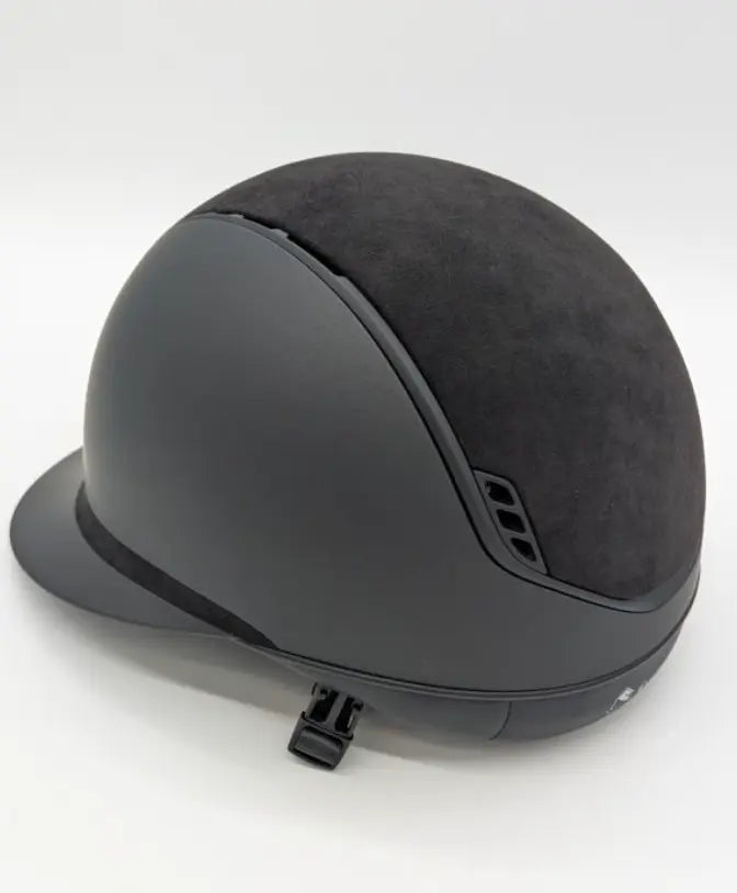 Samshield Miss Shield Shadowmatt 2.0 Alcantra Front and Band Helmet ALL BLACK