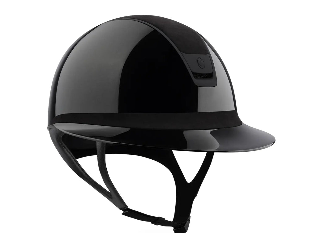 Samshield Miss Shield Shadowmatt 2.0 Alcantra Front and Band Helmet ALL BLACK