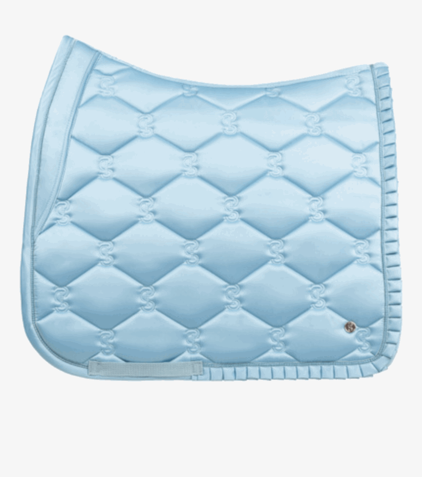 PS of Sweden Ruffle Dressage Pad#color_stone-blue