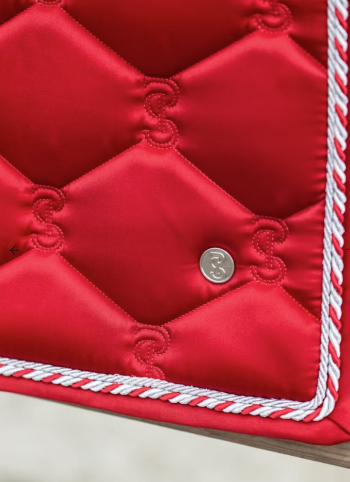 Signature Dressage Pad  - Chilli Red