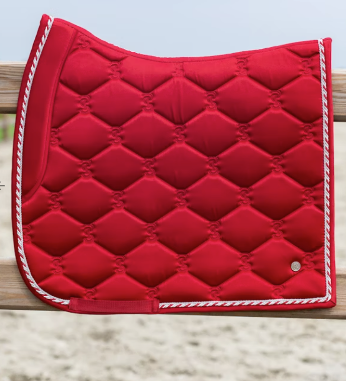 Signature Dressage Pad  - Chilli Red