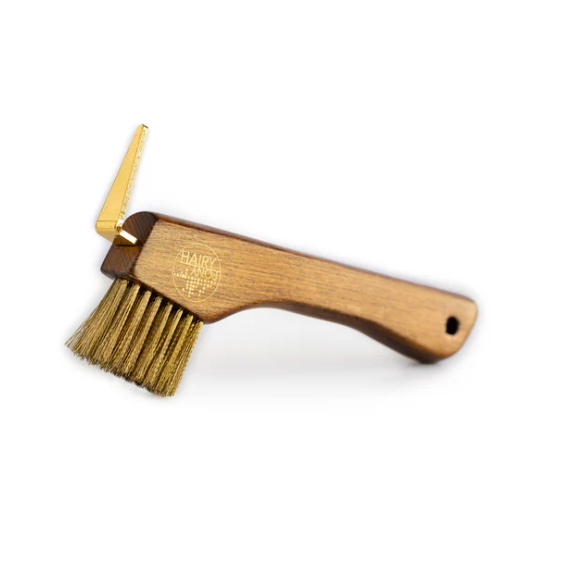 Hairy Pony Copper Bristle Wooden Hoof Pick