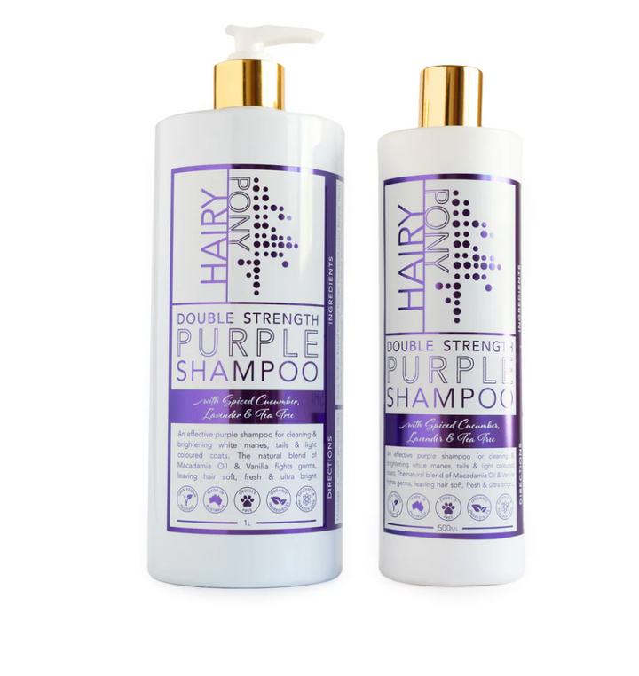 Hairy Pony Double Strength Purple Shampoo.  500ml concentrate