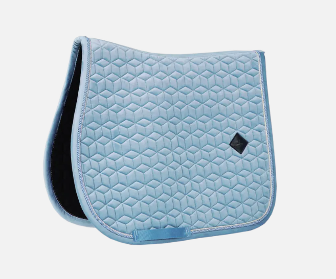 Kentucky Velvet Saddle Pad Jumping#color_light-blue