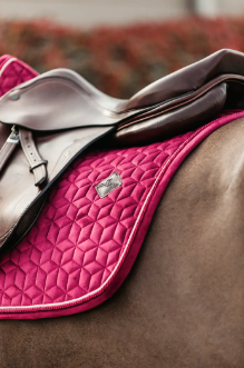 Kentucky Velvet Saddle Pad Jumping#color_fushia