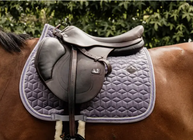 Kentucky Velvet Saddle Pad Jumping#color_purple-lavender