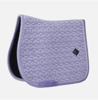 Kentucky Velvet Saddle Pad Jumping#color_purple-lavender