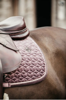 Kentucky Velvet Saddle Pad Jumping#color_light-plum