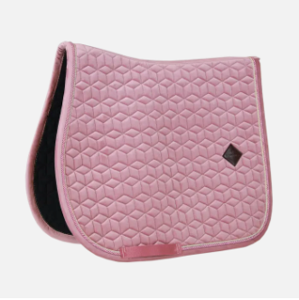 Kentucky Velvet Saddle Pad Jumping#color_light-pink